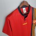 Spain 1996 Home Red Soccer Jersey